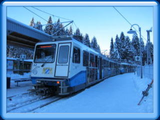 山岳電車　Zahnradbahn